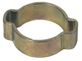 Dixon 1315，捏合双耳夹，9/16“名义尺寸，.492”至.591”，镀锌钢