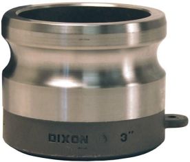 Dixon 150AWBPSTSS，凸轮和槽适配器对接焊接到规格40管/承插焊接到公称油管，1-1/2”，316不锈钢，250 PSI