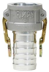 Dixon 300-C-AL，凸轮和槽型C耦合器x软管柄，3”，铝，125 PSI，丁腈橡胶