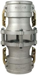 狄克逊3533CC，凸轮和槽式直线瞄准镜玻璃耦合器x耦合器，3”x 3”，铝