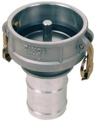 Dixon 4030-CVR-AL，蒸汽回收连接器x软管柄，4”x 3”，铝
