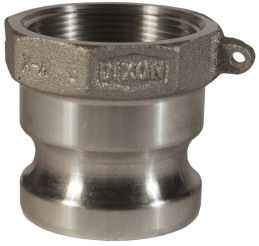 Dixon 50-A-AL, Boss-Lock™凸轮和槽型A适配器x母NPT, 1/2“，铝，150psi
