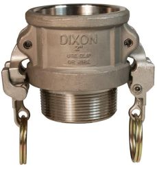 Dixon HAB300EZ，凸轮和槽型B型耦合器x外NPT, 3”，哈氏合金，125 PSI, FKM