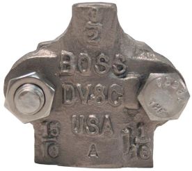 Dixon RB4, Boss™卡箍，2个螺栓型，2个夹持手指，1/2”软管内径，60/64”-1-4/64”软管外径，不锈钢