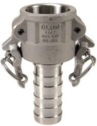 Dixon RC125BL，老板锁™凸轮和槽型C型连接器x软管柄，1-1/4