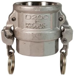Dixon RD300EZ, EZ - lock™凸轮和槽型D型耦合器x内孔NPT, 3