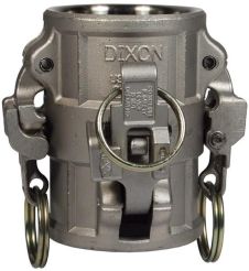 Dixon RDD200EZ，凸口锁™凸轮和槽线轴耦合器，2”，316不锈钢，250 PSI，丁腈橡胶