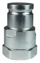 Dixon ST8F10, st系列71型可交换插头，1-1/4”-11-1/2”NPT, 1”阀体，2”六角，3.48”长度，7500 PSI，钢制