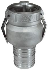 Dixon VR4040CS-AL，蒸汽回收连接器x软管柄，4”x 4”，铝