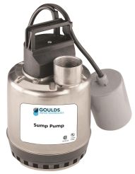 Goulds LSP0311F、Sump泵、1-1/2'Prabspect、1/3HP、1阶段、115V、3450RPM、2.9Aps、1'Mcs Solips