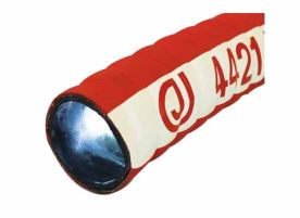 Jason 4421-0200-100, 2 in. ID, Red Corrugated Tank Truck Hose