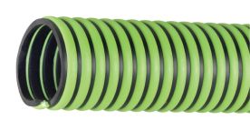 Kanaflex 300EPDM-64X100, 4英寸。ID, KanaChem 300，绿色/黑色波纹水吸入和排放软管