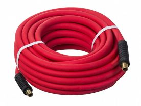 Kuri TecHS1234-04X25, 1/4 in. ID x 25 ft, Red Low Temperature Air Hose Assembly