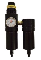 RTI FRC250C-HDM-GL，过滤器/调节器/聚结器，带液体压力表，1/4“，脉冲排水，铝