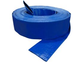 1-1/4 ID X 300 FT蓝色平铺PVC排水软管(散装)