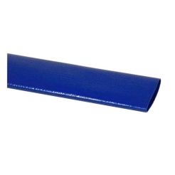 1-1/2 ID X 100英尺蓝色平排聚氯乙烯排水软管(散装)