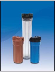 10”SPH系列塑料过滤器外壳，3/4”FNPT, FDA聚丙烯