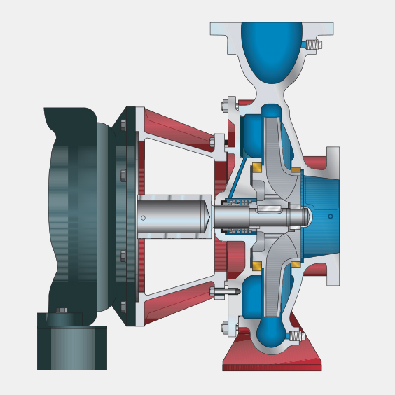 300 and 310 Series End Suction Pumps